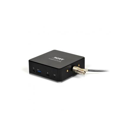 Port Designs 901908, USB 3.2 Gen 1 (3.1 Gen 1) Type-C, 85 W, Schwarz, 3.5mm, HDMI, RJ-45, USB 3.2 Gen 1 (3.1 Gen 1) Type-A, USB 3.2 Gen 1 (3.1 Gen 1) Type-C, Acrylnitril-Butadien-Styrol (ABS), China