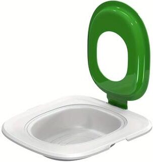 Uplift Treasures Reusable Cat Toilet Training Seat Kit green