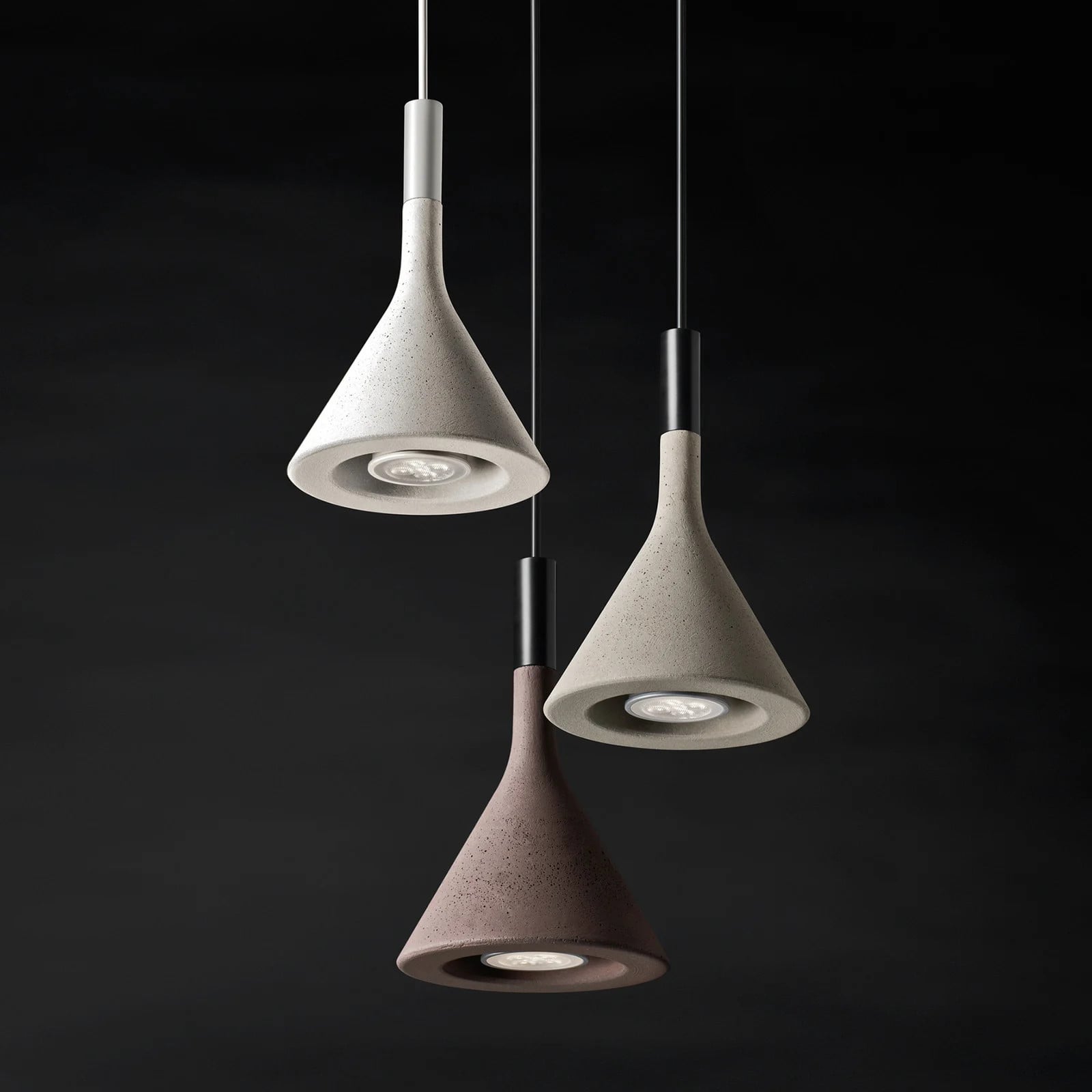 Foscarini Aplomb Mini hanglamp - Wit - Beton