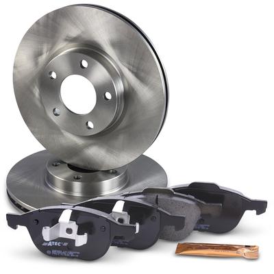 Bestprice Bremsscheiben + Bremsbeläge Vorderachse [Hersteller-Nr. 10602289] für Mazda