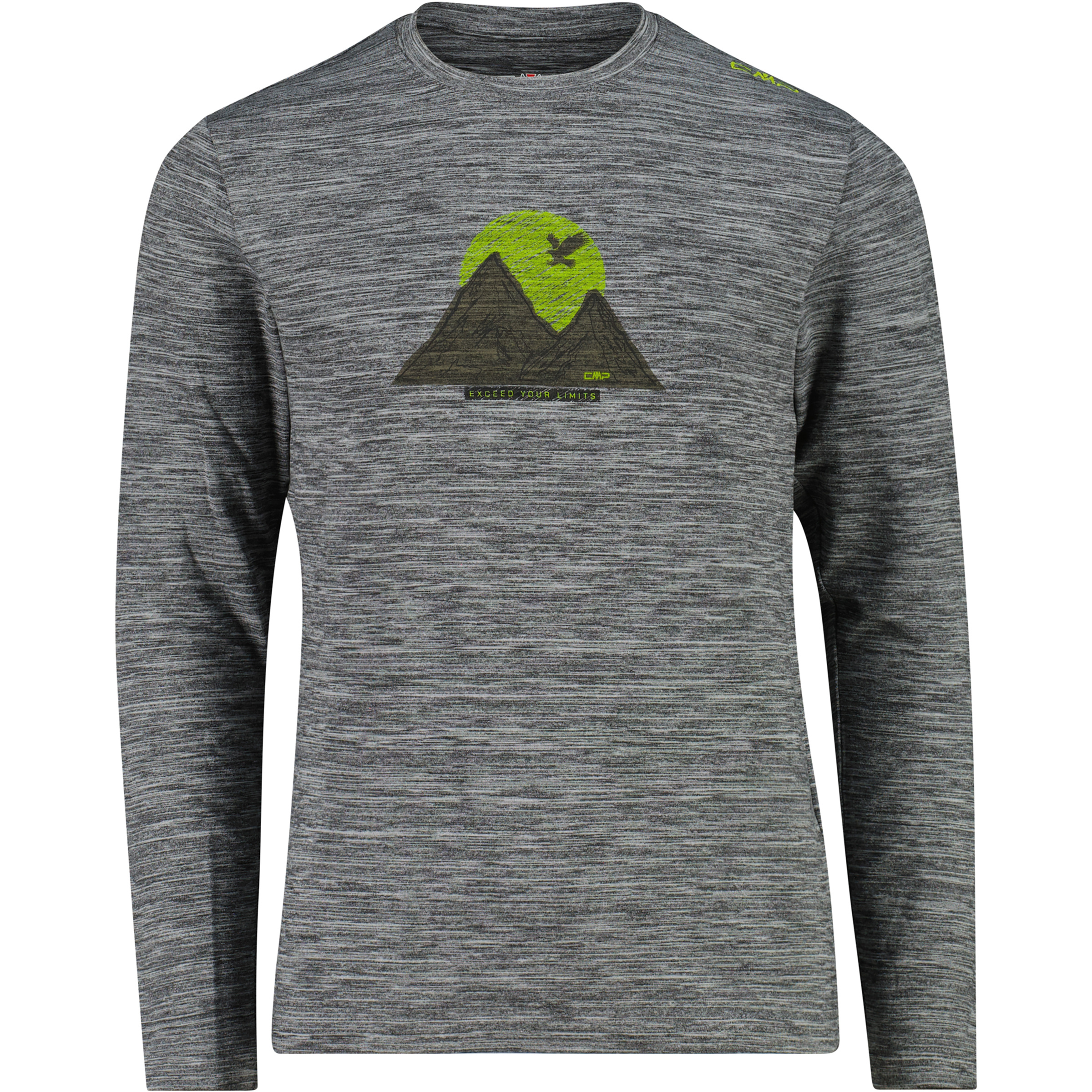 CMP Kinder Longsleeves grau Größe 116 Lifestyle Elastisch