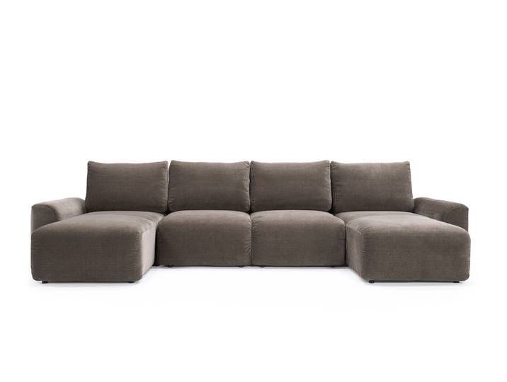 Innovation Living Norum Sofabett U-Form mit Armlehnen
