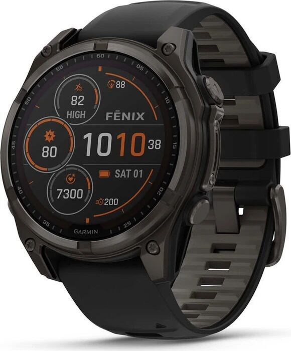 Garmin Fenix 8 Sapphire Solar (2024)   47 mm   schwarz   schwarz - Refurbished