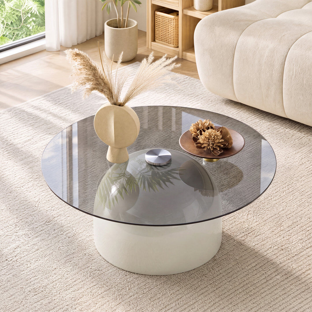 Brayden Studio Coffee Table Gray 30cm H X 70cm W X 70cm D