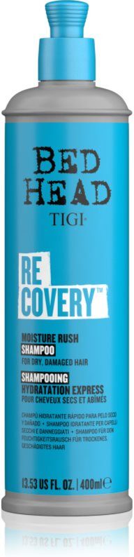 TIGI Recovery Moisture Rush Shampoo hydratisierendes Shampoo für trockenes und beschädigtes Haar 400 ml