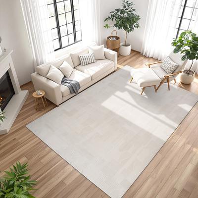 Gertmenian Arlo High Low Transitional Modern Gray Ivory Black Indoor Area Rug Collection