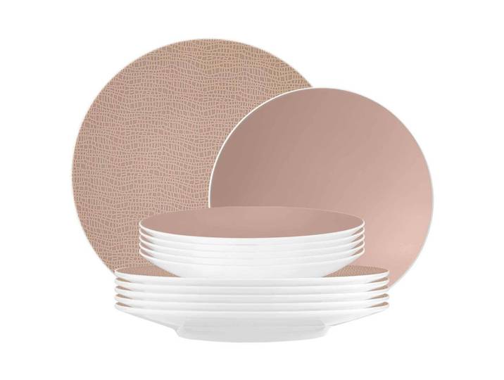 TAFELSERVICE Life Fashion Posh Rose 12-tlg.