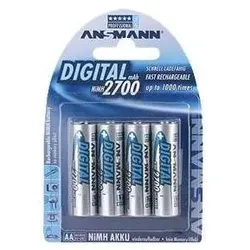 Ansmann Digital Special (4 Stk., AA, 2700 mAh), Batterien + Akkus