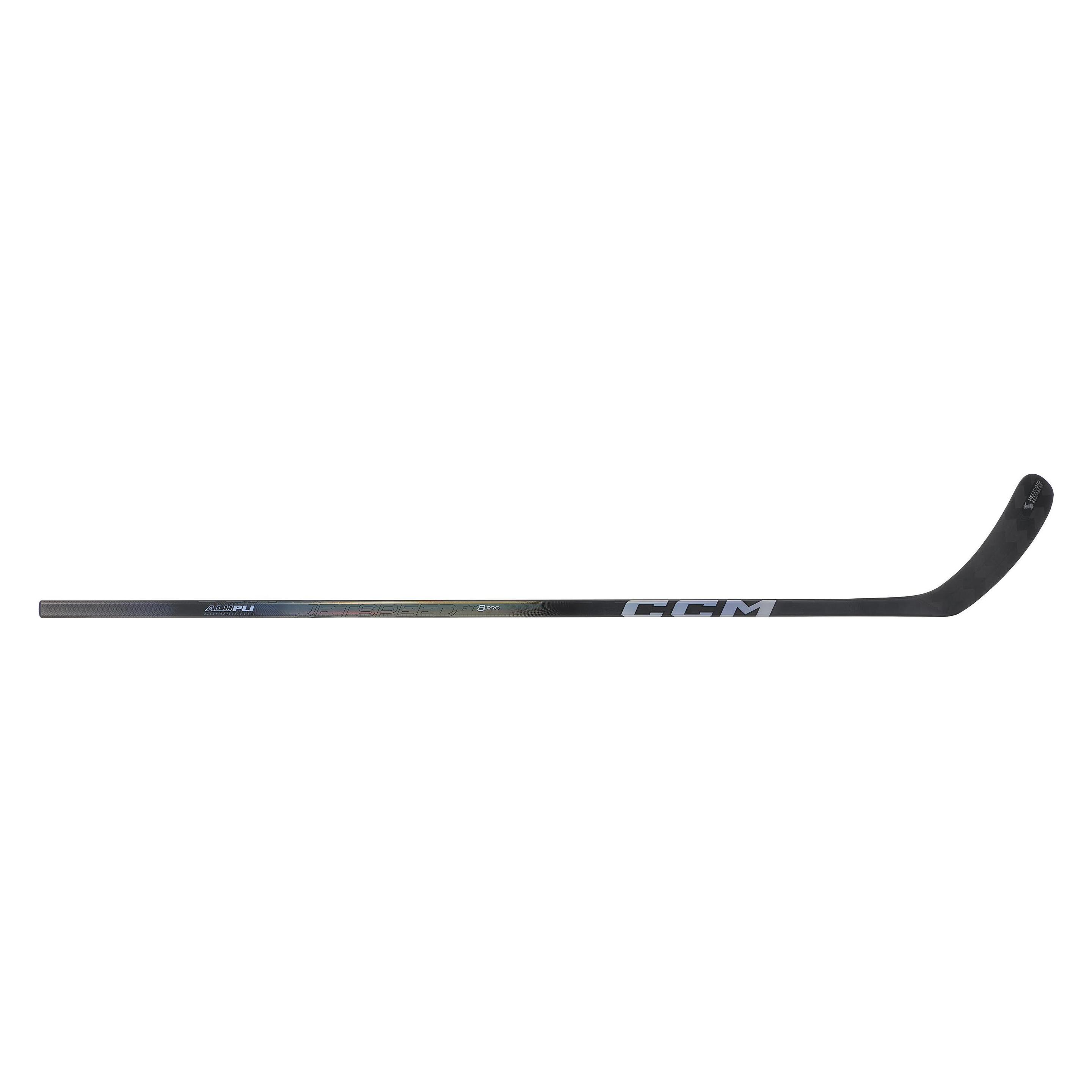 CCM JetSpeed FT8 Pro Custom Colors INT Hockey Composite Stick (Links, Blau, 29, INT 55 Flex) (Links) (58987600)
