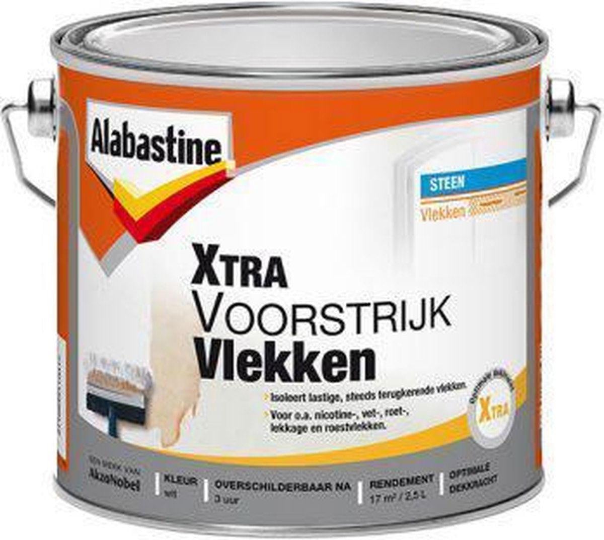 Alabastine Barrier Voorstrijk Extra Vlekken Wit 2,5 l