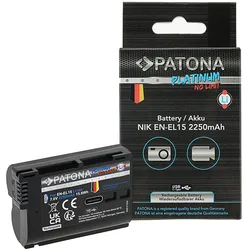 PATONA 1363 Platinum Akku mit USB-C Input Nikon EN-EL15