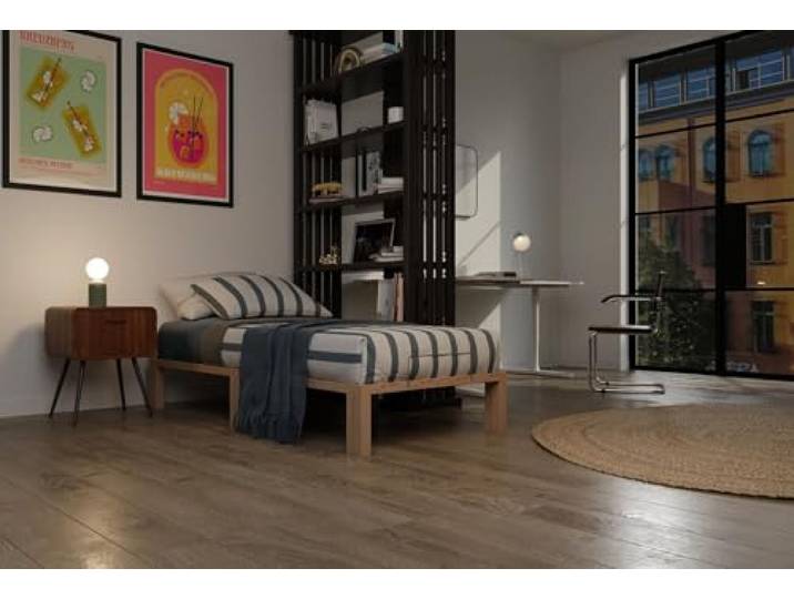 Gigapur Kiefer Massivholzbett Sondermaß Bett (70x190 cm) mit Lattenrost Naturbelassenes Holzbett, geräuschlos verschraubt & bis 200 kg belastbar - modular zum Familienbett erweiterbares Bettgestell