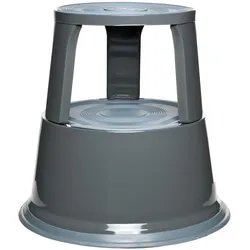 Alco, Hocker, Rollhocker Al Step Metall grau (29 x 43 cm)