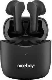 Niceboy HIVE Beans Concert draadloze hoofdtelefoon met microfoon - Zwart