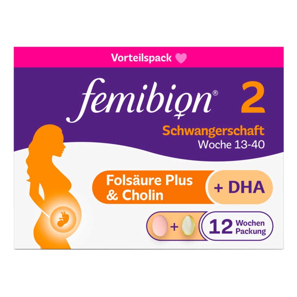 WICK Pharma - Zweigniederlassung der Procter & Gam Femibion 2 Schwangerschaft Tabletten 15200029