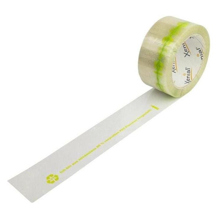 Xenial Klebeband Breite 50mm Länge 100m Stärke 37µ transparent recyceltes PET (50 mm) (5530301 TRANSPARENT)