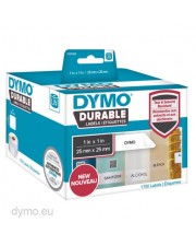 Dymo LW-Kunststoff-Etiketten 2 Rollen a 850 Etiketten Etiketten/Beschriftungsbänder (2112286)