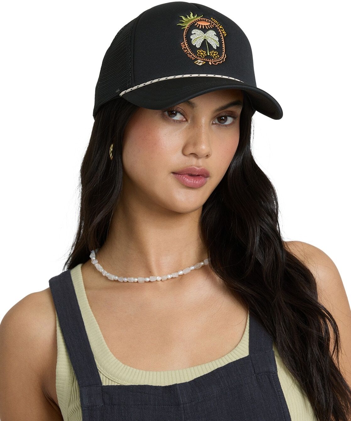 Trucker Cap BILLABONG "Grandpa", Damen, schwarz (off schwarz), Kunstfaser, Caps Trucker Cap