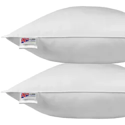 KOPFKISSEN 2er-Set, Super-Mikrofaser 80/80 cm