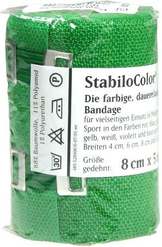 Bort Stabilocolor Binde 8cm grün