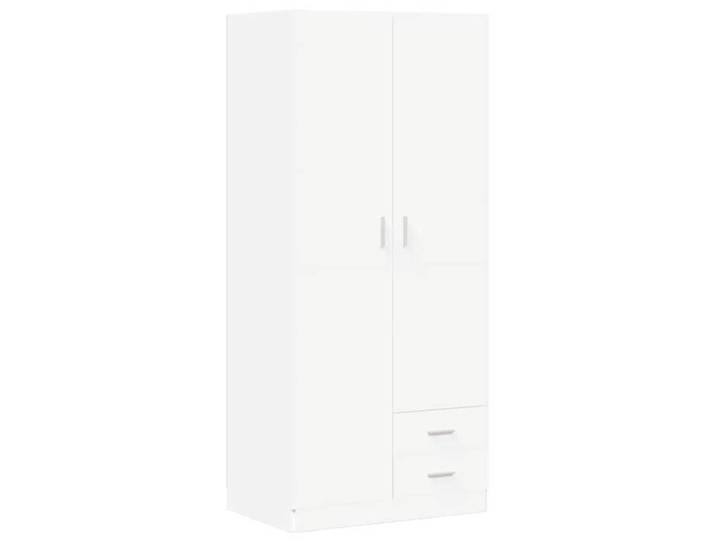 Promotion avril *Blanc Garde-robe - PARAJIE - design Élégant - Pour chambre - Blanc 80x52x180cm Bois d'ingénierie_864816