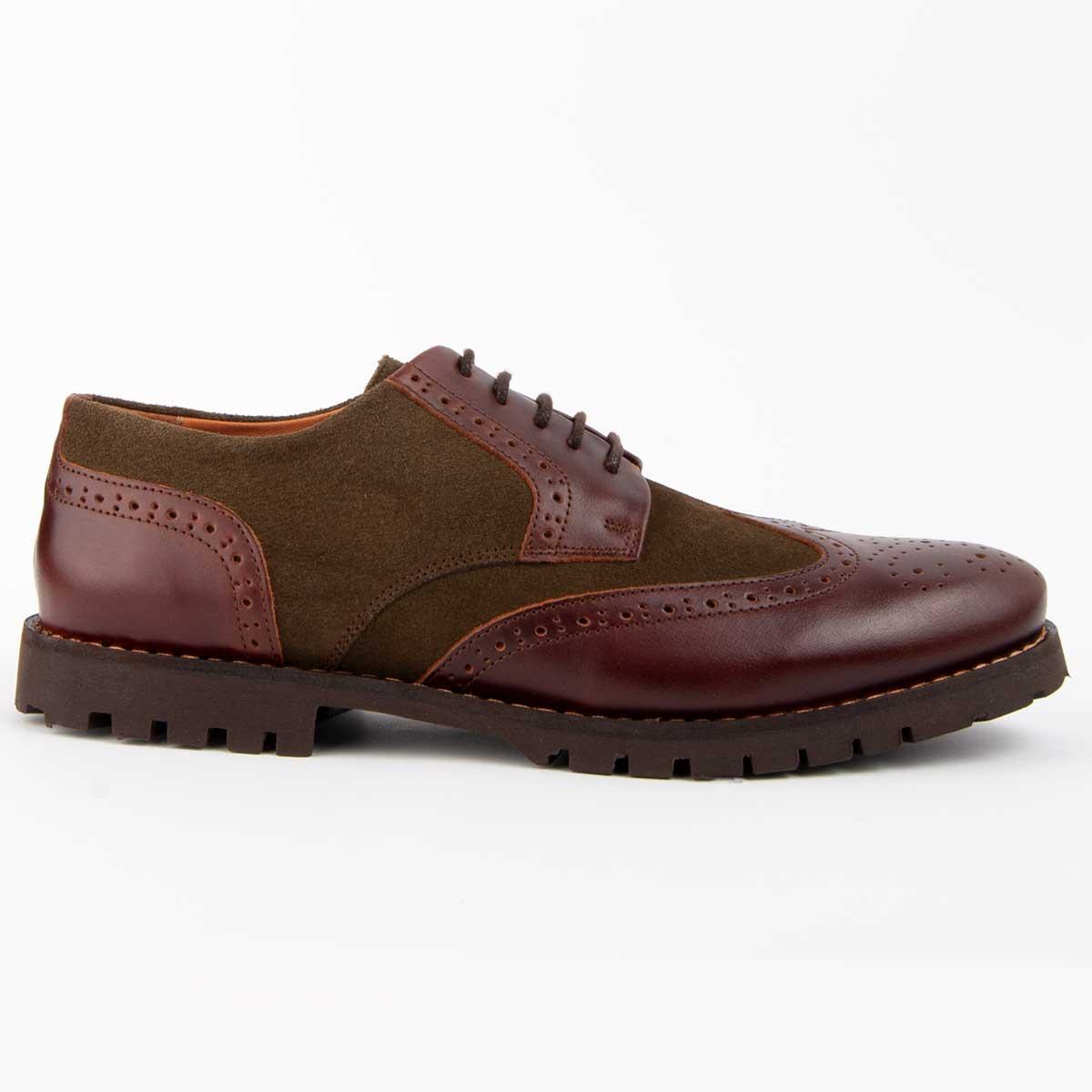 Purapiel Oxford-Schuh Herac Grün