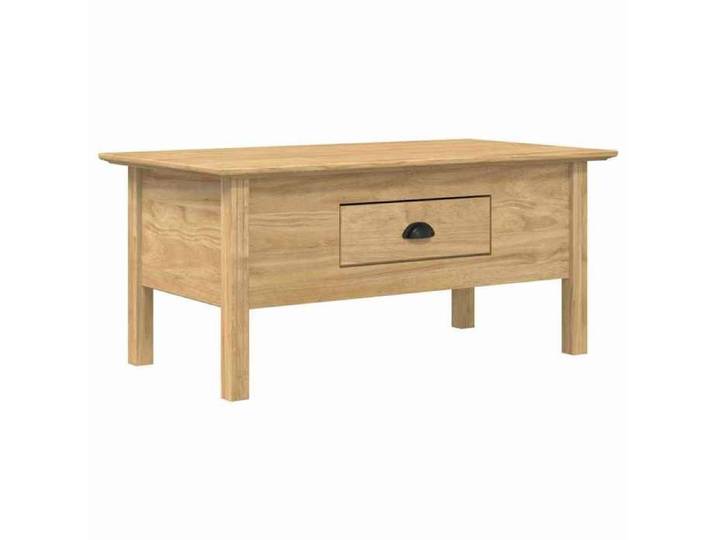 Moderne Table basse - Table Centrale de salon -avec tiroir BODO Marron miel 100x55x45 8cm &EU29199