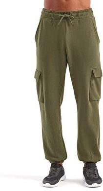 TriDri TD604 Riley Cargo Joggers Pant in Olive size Medium   60/40 cotton Polyester fleece