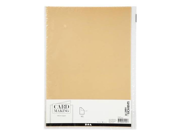 Happy Moments Vellum Papier en cellofaan, Natuurlijk, One Size