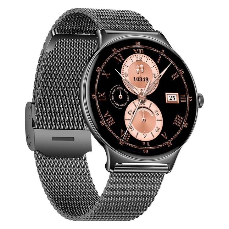 Colmi V89 smartwatch (steel black) (Kunststoff, Schwarz, ohne SIM) (V89 STEEL BLACK)
