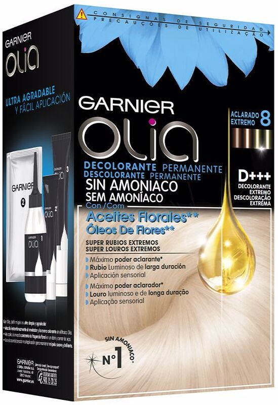 Garnier Olia decolorante permanente sin amoniaco #8-aclarado extremo