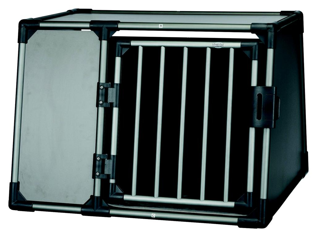 TRIXIEHEIMTIERBEDARF Transportbox, Aluminium, L: 92 64 78 cm, graphit 08752840
