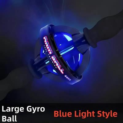 Uplift Treasures Professional Powerball Gyroscope Forearm Trainer 200kg black Blue Light