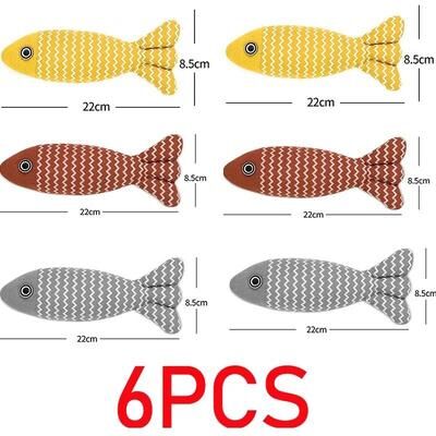 Uplifted Finds FinFriends Canvas Fish Kicker Set 6 Pcs