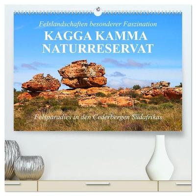 Felslandschaften besonderer Faszination - Kagga Kamma Naturreservat (hochwertiger Premium Wandkalender 2027 DIN A2 quer), Kunstdruck in Hochglanz