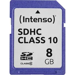 Intenso Class 10 - Flash-Speicherkarte - 8 GB - Class 10 - SDHC