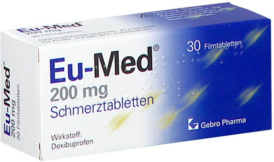 Eu-Med 200 mg Schmerztabletten 30stk