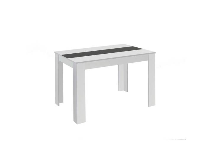 Mid.you Esstisch, Weiß, rechteckig, eckig, 80x75x120 cm, schnell aufzubauende und stabile Arbeitsfläche, Esszimmer, Tische, Esstische