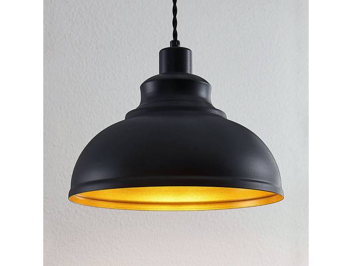 Hanglamp Albertine, dimbaar, zwart, Woon-/ Eetkamer, metaal, Vintage, hanglamp