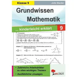 Grundwissen Mathematik / Klasse 9, Schulbücher von Jutta Stecker