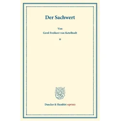 Der Sachwert., Fachbücher von Gerd Frhr von Ketelhodt