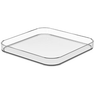 Smartstore Deckel-Aufbewahrungsbox Compact Square, transparent, für Aufbewahrungsbox Square M und L, 20 x 20 cm