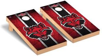 Skip's Garage Arkansas State Red Wolves Vintage Cornhole Board Set