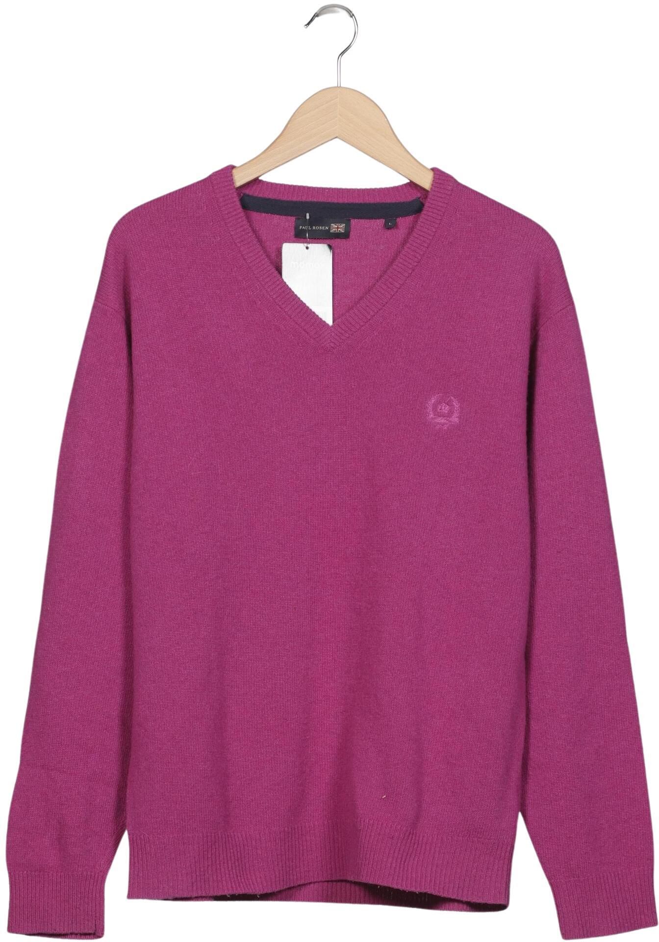 Paul Rosen Herren Pullover, Pink, Gr. L, Synthetik / Wolle - Second Hand