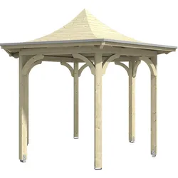 Skan Holz Pavillon Laube Versailles-farblich unbehandelt