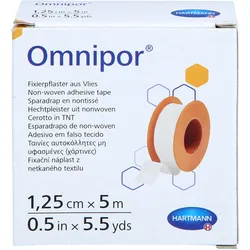 Omnipor Fixierpflaster Vlies 1.25 cmx5 M 1 ST