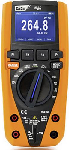 HT Instruments HT64 Hand-Multimeter digital Datenlogger CAT III 1000 V, CAT IV 600V Anzeige (Counts): 6000