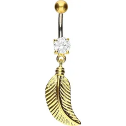 Titan Bananabell mit 925er Silber-Design FEDER
