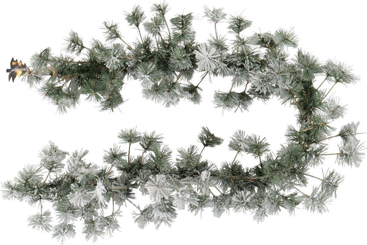 Boltze Kersttak met Sneeuw Decoratie - Groen - 270 cm