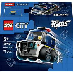 LEGO CITY 60481 LEGO® CITY Coole Flitzer – Polizei-Truck (60481); Bauset